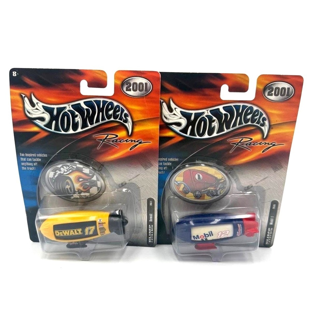 Hot Wheels Racing 2001 NASCAR Blimp Lot Mobil 1 DeWalt 1:64 Diecast 29505 29511